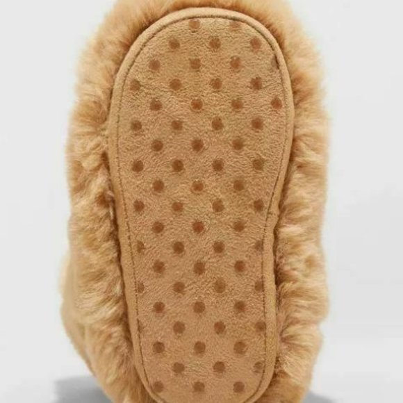 Toddler's Dallas Bootie Slippers - Camel - Picture 4 of 4